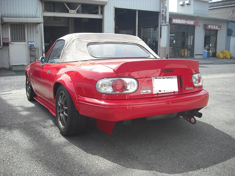 ロードスター　NA8C　全塗装